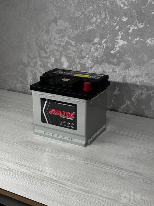SOLITE EFB 12V 50Ah 480EN BYD Song ID4 ID5 Kia 3 Kia 5 uchun