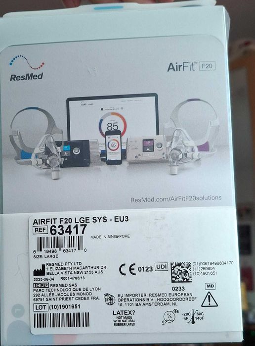 ResMed AirFit™ F20 - Masca Faciala CPAP PT APNEEE