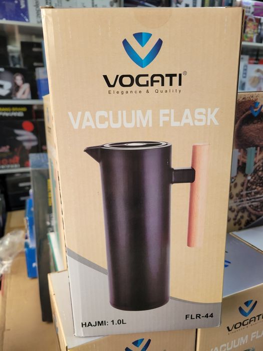 Termos 1 litr Vogati qizil shishalik