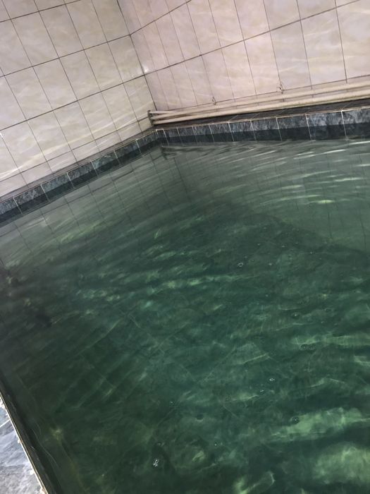 Баня на дровах с бассейном