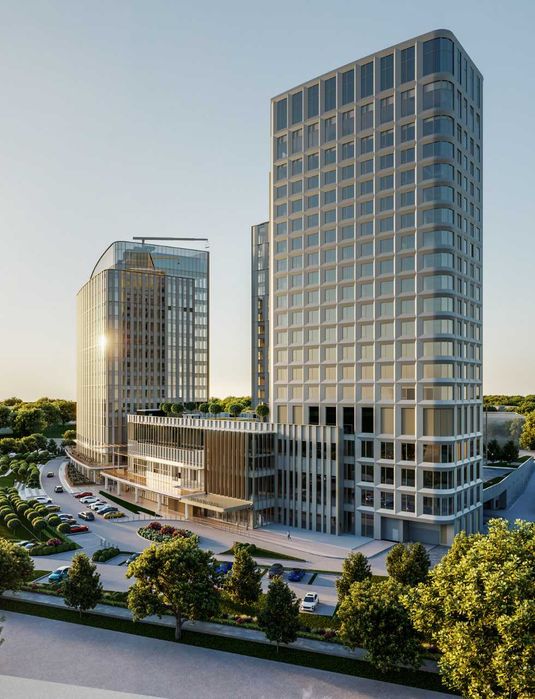 Офис 113 мкв в 16 этаже в Бизнес-центре Trilliant от собственника