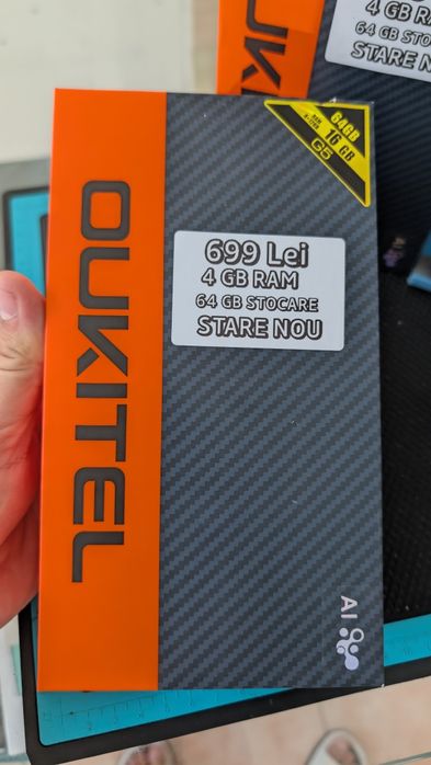 Oukitel G5, 4/64 GB, Sigilat, 2 ani garanție