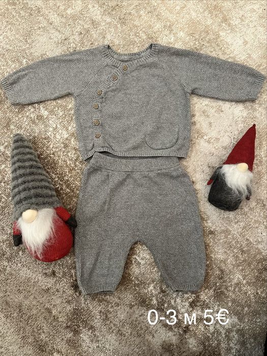 Лот дрехи 0-3 м и 3-6 м ромпъри, бодита, комплекти, космонавт