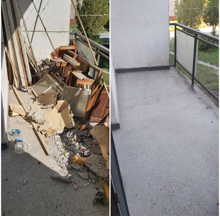 Разтоварване на контейнери