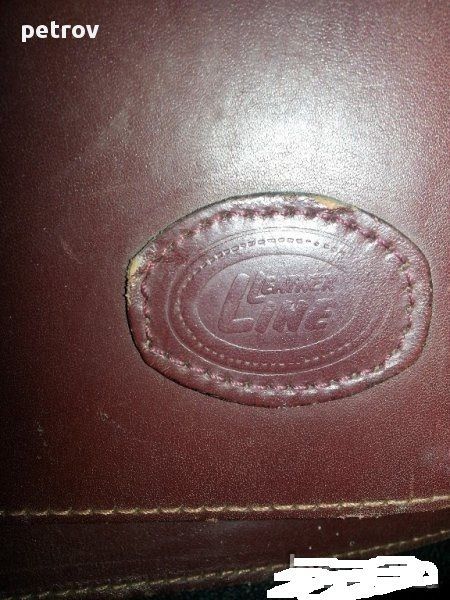 мъжка чанта amiet leather line