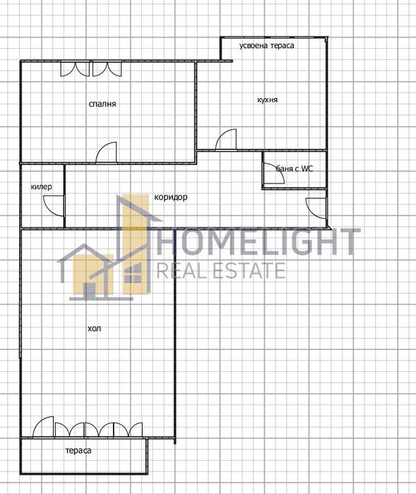 Двустаен апартамент в кв. Люлин 1