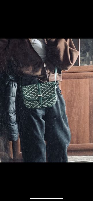 сумка Goyard зелёная