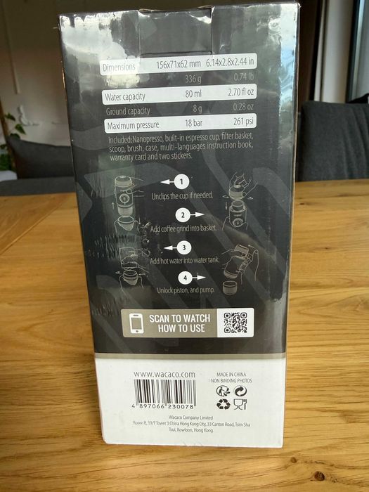 Wacaco Nanopresso Classic 18bar