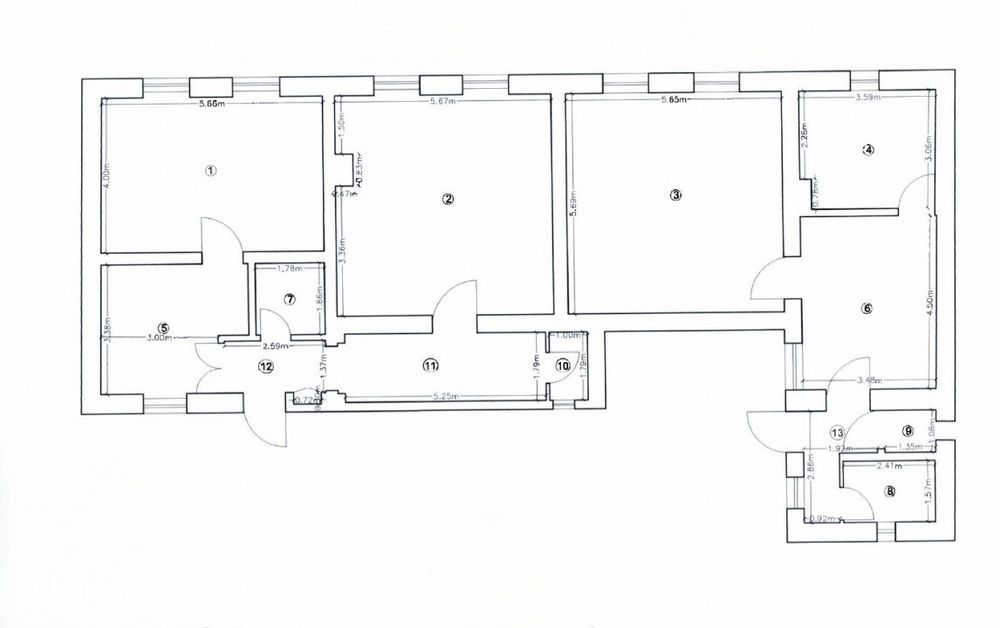 Spatiu birouri, Bulevardul 21 decembrie 1989, parcare, 152mp, 5 camere