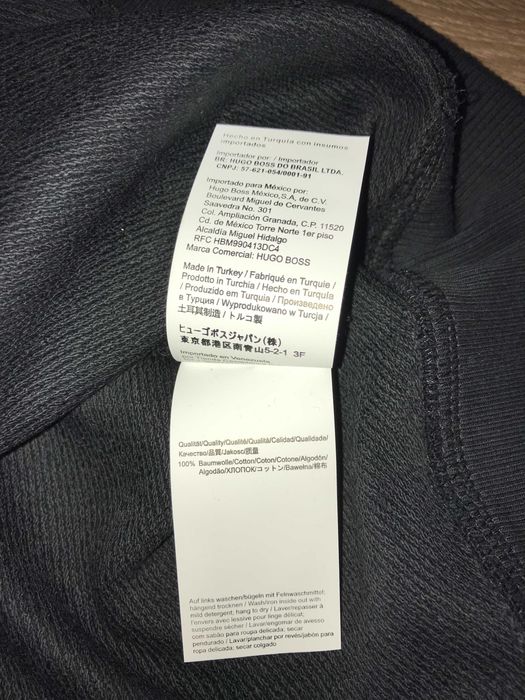 Оригинална блуза Hugo Boss, Принт- Куче, черна, размери: M