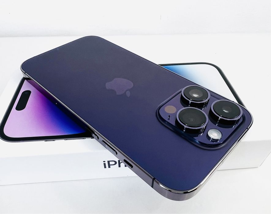 Apple iPhone 14 Pro 128GB Deep Purple 100% Battery! Гаранция!