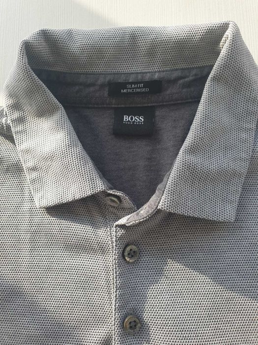 Мъжка тениска тип polo BOSS – оригинал