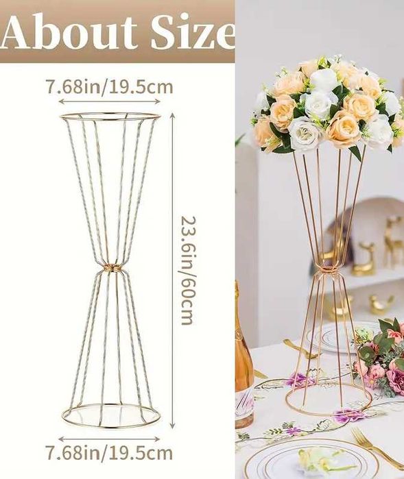 flori champagne suporti decorat nunta botez vand inchiriez la comanda