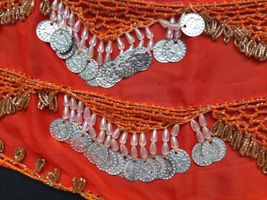 Автентичен арабски шал за Бели денс (ръчно изработен)