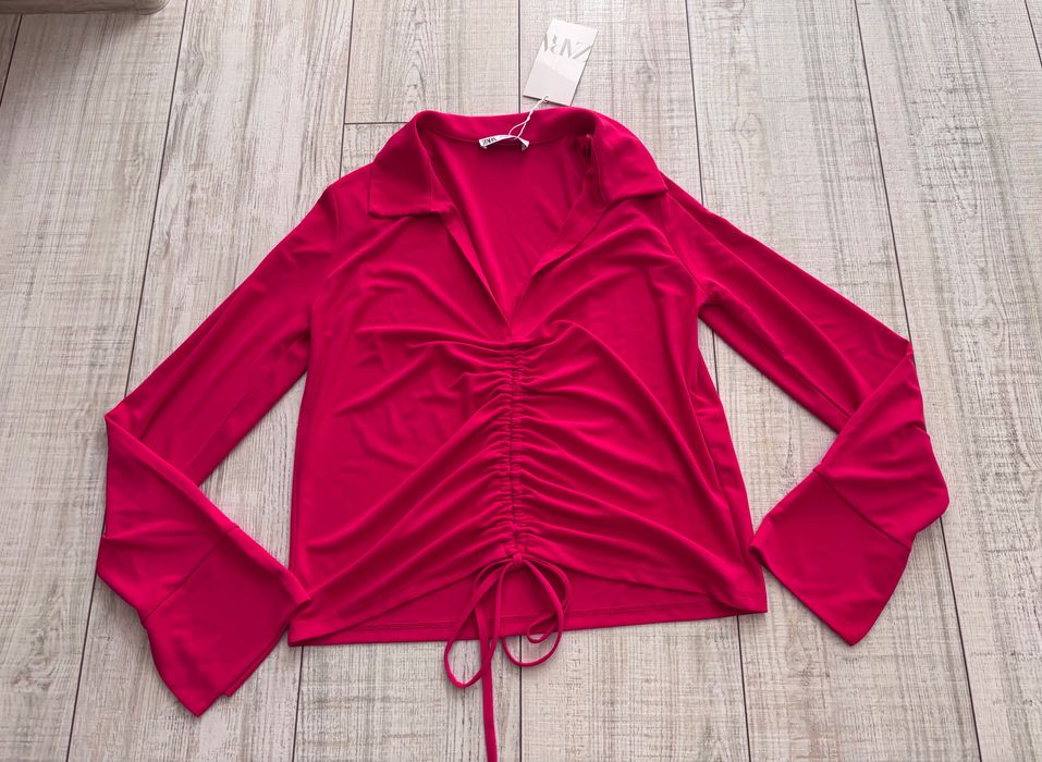 Стилни  ризи ZARA в розово, зелено