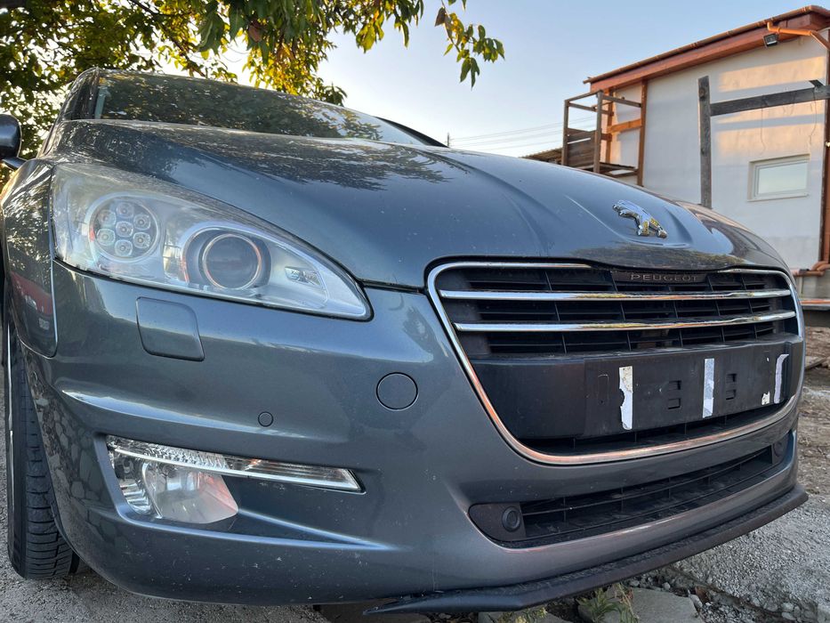Предна броня Преден капак ТЪМНОСИВ МЕТАЛИК Peugeot Пежо 508 pejo