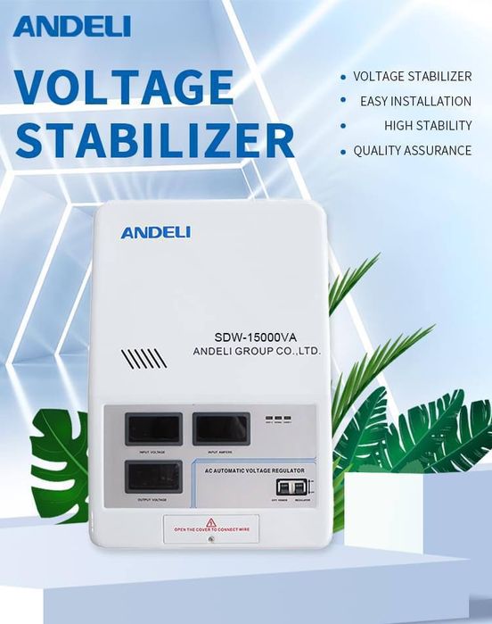 Стабилизатор напряжения  От бренда ANDELI  Мощность 15 kv