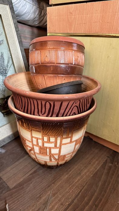 Продам красивые горшки для цветов
