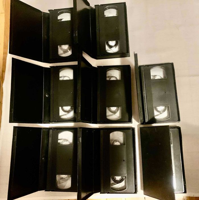 видео  касети - VHS -  1/2 час - 8 бр.