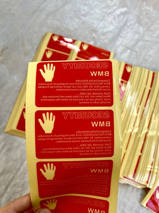 Наклейки BMW Security BMW e34 e39 e38 e36 Бмв е34 е39 е38