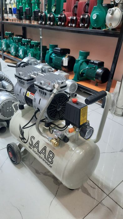 Компрессор без шумный SAAB 24 литр