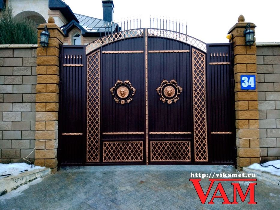 Решётка, навес, перила, кованные изделия