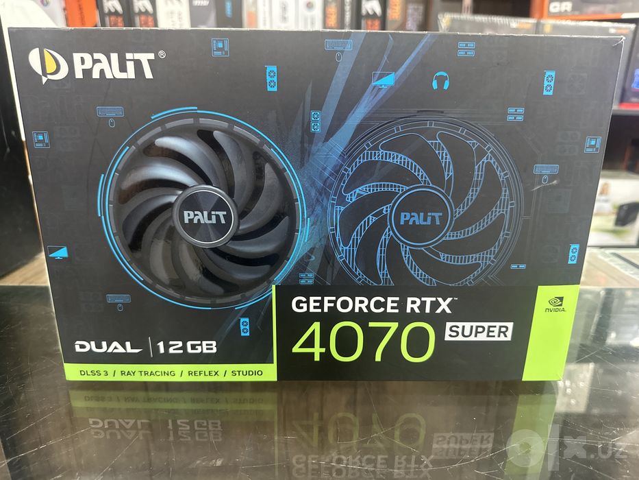 (ЭНГ АРЗОН) (как новая) Palit GeForce RTX 4070 SUPER Dual 12GB GDDR6X