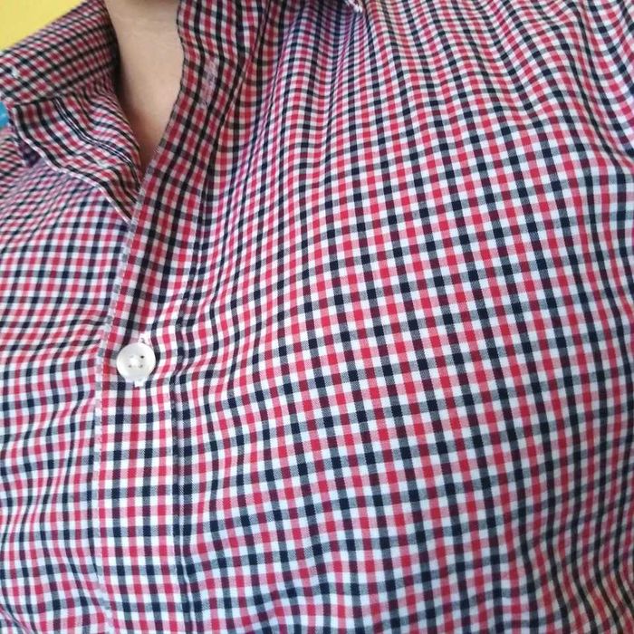 Мъжка риза H&M карирана размер S нова