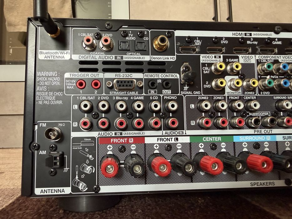 Denon AVR-X4100x Bluetooth Wi Fi Dolby Agmos