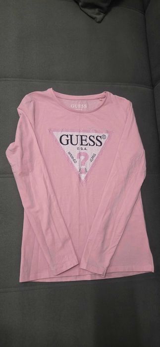 Bluza fete Guess,marimea 12 ani,culoare roz,stare foarte buna