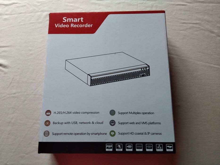 голям HD SMART VIDEO RECORDER за 4 бр. HD камери нов