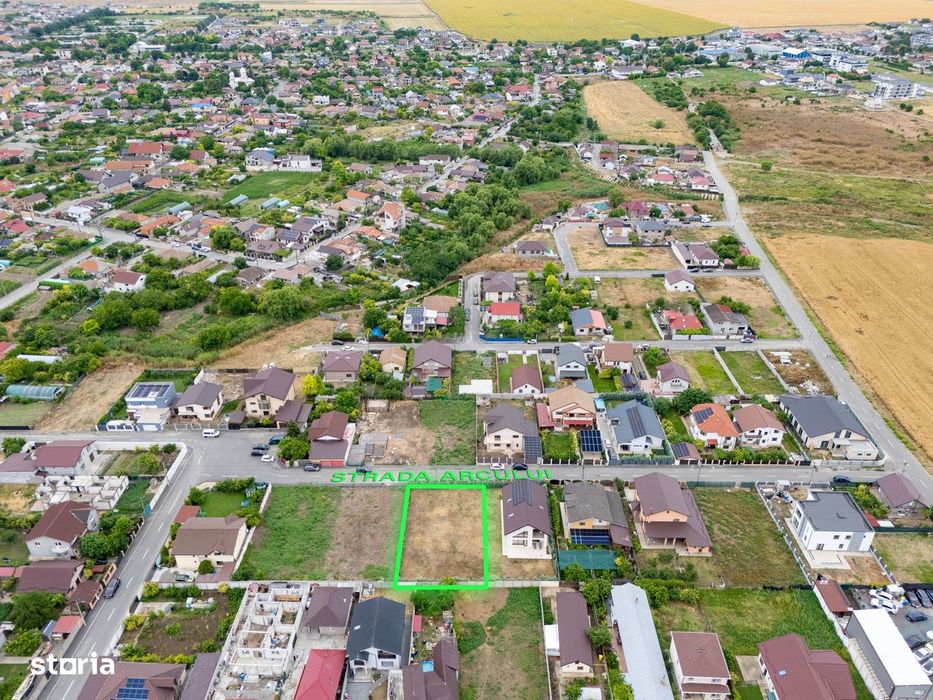 Teren 650 mp în Cumpăna | Utilități la teren | Stradă asfaltată.