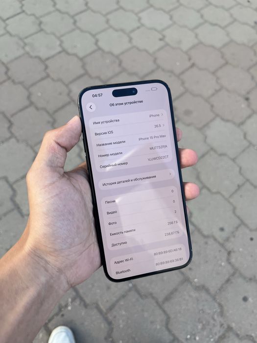 iPhone 15 Pro Max 256gb / 80%