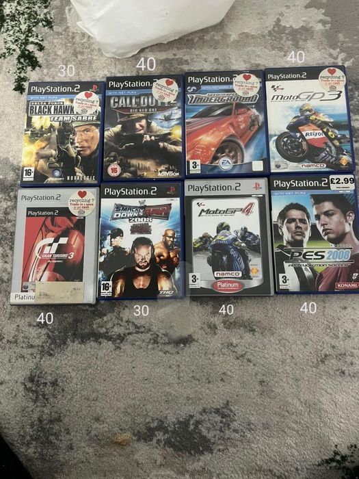 PS2 Slim cu jocuri si manete intacte