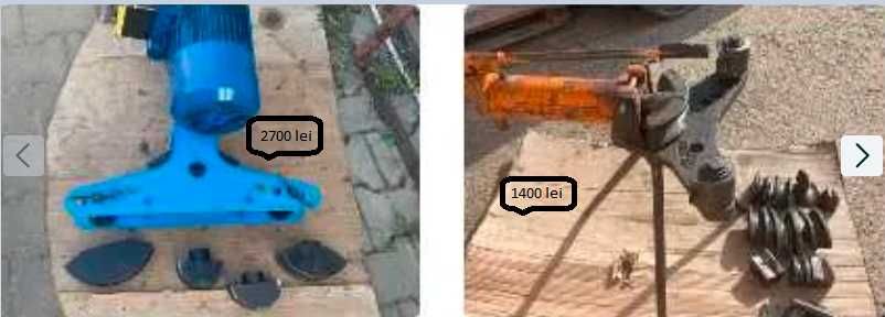 Masina de indoit teava BIWA 220 v   NOUA si KLAEGER BE 91/2 folosita