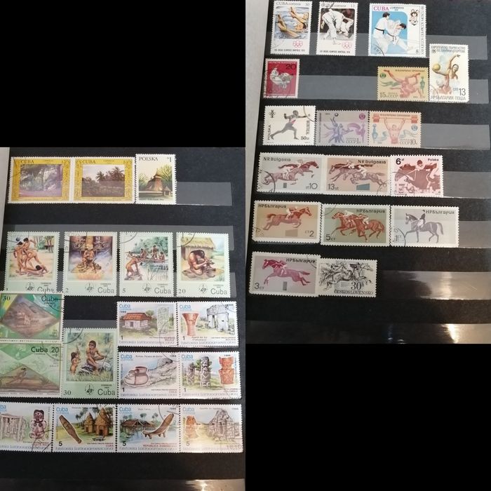 Марки 370 шт + альбом