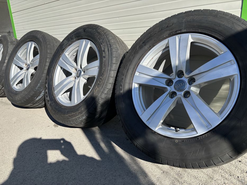 ОРИГИНАЛНИ ДЖАНТИ 18” с летни гуми 255/60 за АУДИ А4,А5,А6,А7,А8,Q5,Q7