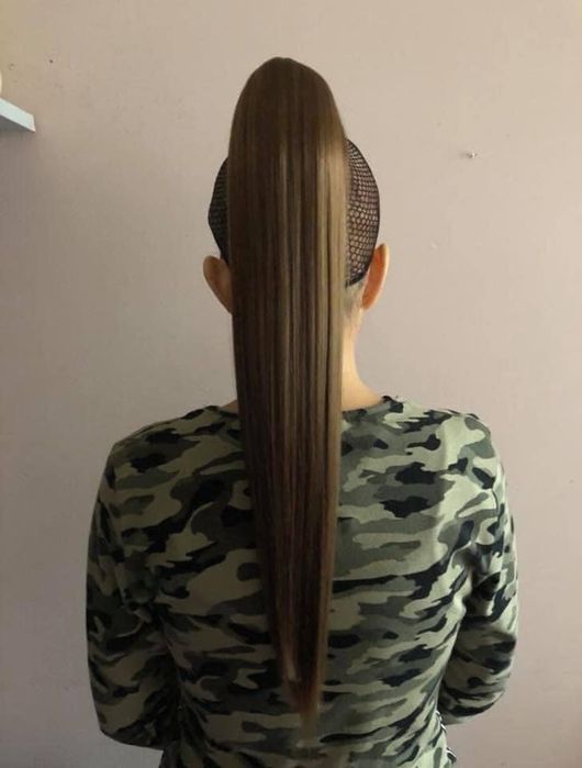 Конска опашка екстеншън коса 100 грама дължина 60 сантиметра в 8 цвята