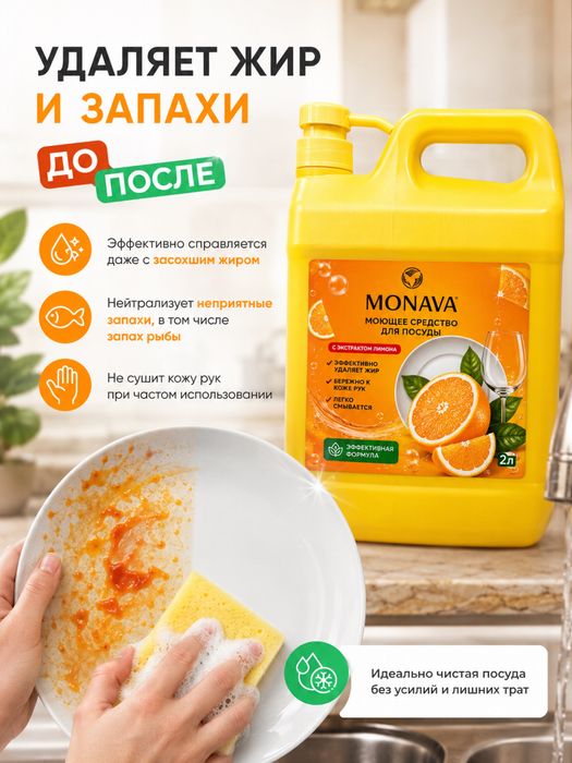 Моющее средство для посуды Monava оптом