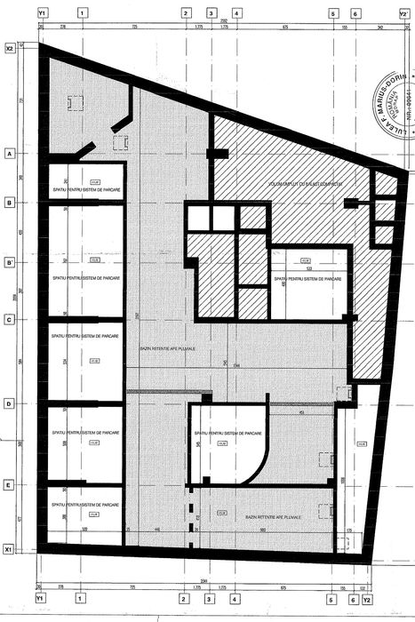 Investitie - Subsol bloc 24/26 locuri de parcare