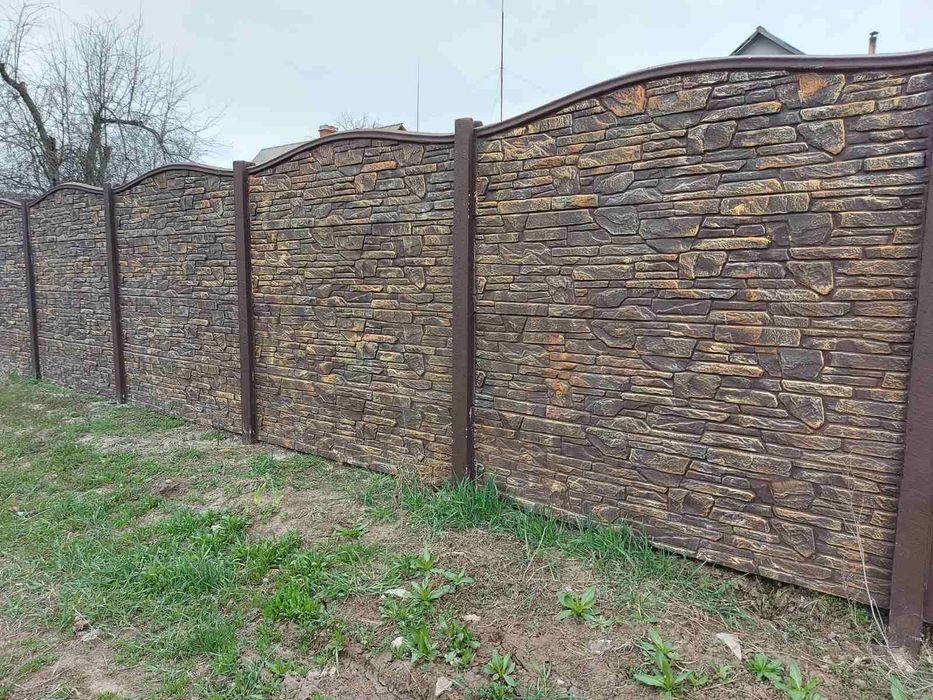 Бетонные Евро заборы