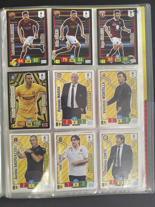 Colecție Adrenalyn XL + album 2019-20: +563 Carduri MINT (Fără dubluri) Trofeo | Handanovic Top Player | Seturi Complete