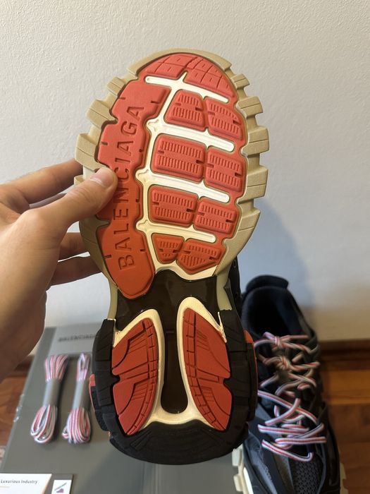 Balenciaga Track Black Grey Red