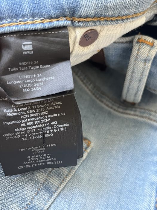 G Star RAW : 3301 Slim - Размер 36 / Оригинал