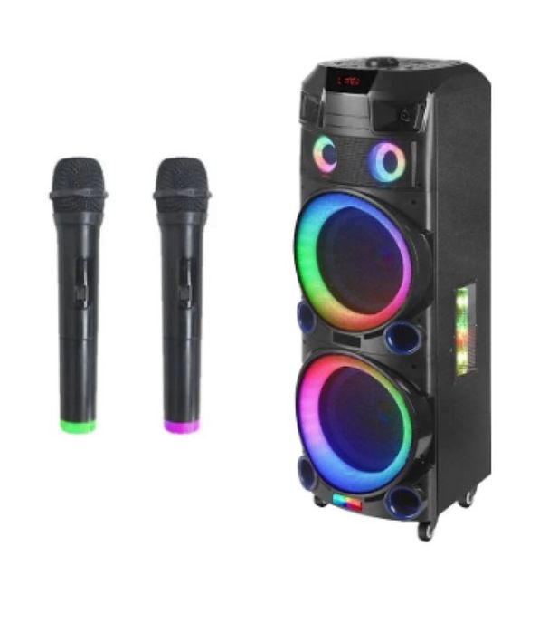 Професионалнa светеща караоке тонколонa 2x12 инча WGY-1222