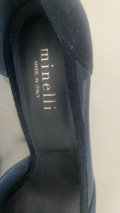 Pantofi stiletto Minelli piele intoarsa