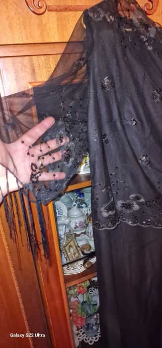 Rochie de seara din voal de matase naturala