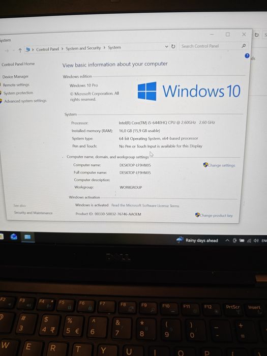 Dell E5470 | I5 6440HQ | 8GB DDR4 | 250gb M2 | 2часа  батерия
