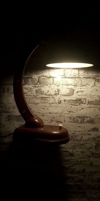 Карболитовая настольная лампа  СССР  1930-60 гг.