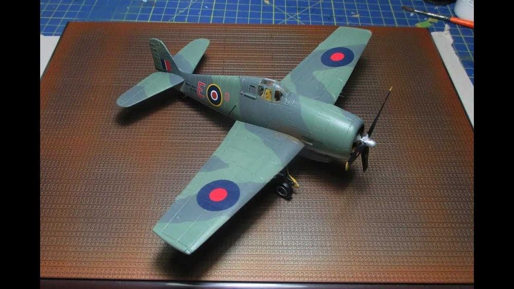 Сборная модель самолета F6F «Хеллкэт» (1/72, NOVO, 1979-80 гг.)